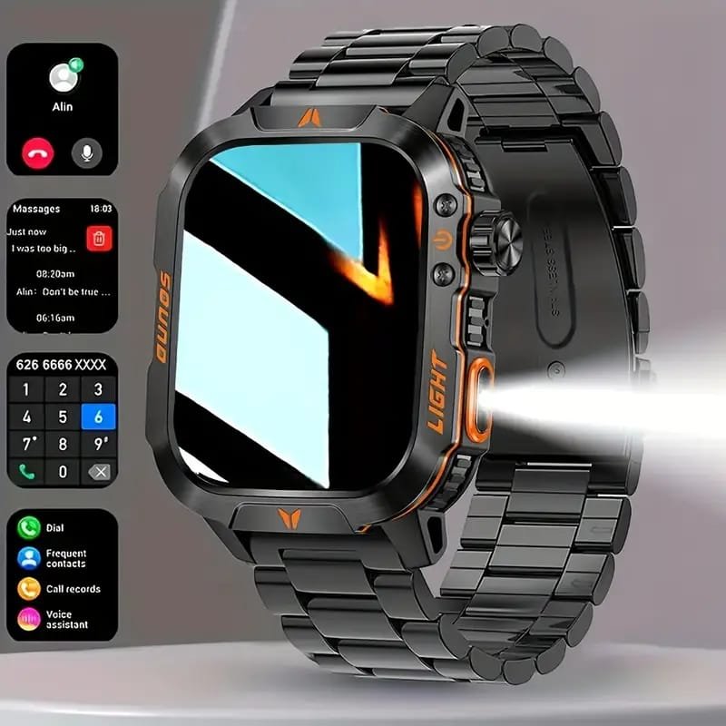 New Rugged Smartwatch for Men: Wireless Talk