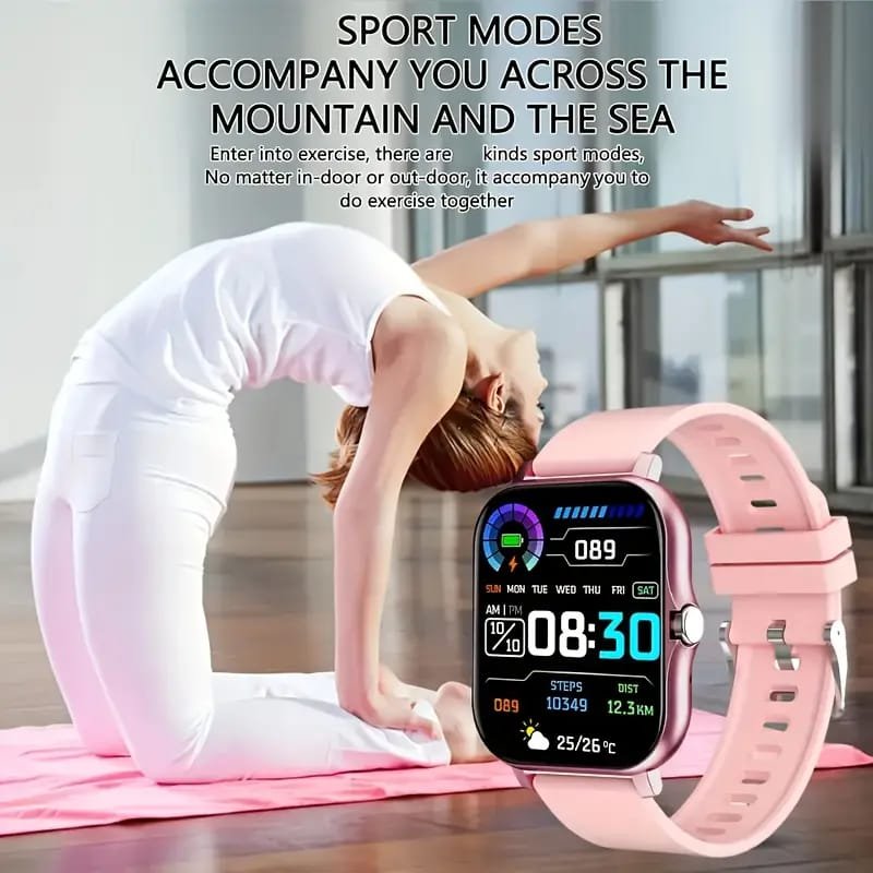 JELLOO Camo Style Smart Watch With Exercise Recording/Voice