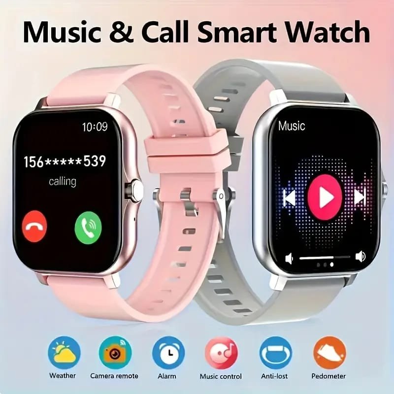 JELLOO Camo Style Smart Watch With Exercise Recording/Voice